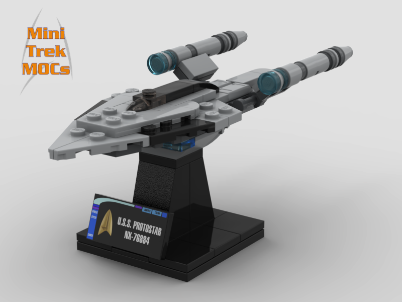 USS Protostar from Star Trek Prodigy MiniTrekMOCs Model - Star Trek Lego Instructions Available

Made for LEGO Bricks Bluebrixx Mega Blocks