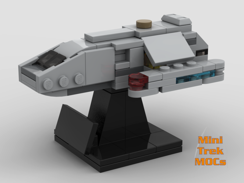 DS9 Deep Space Nine USS Rio Grande Runabout MiniTrekMOCs Model - Star Trek Lego Instructions Available

Made for LEGO Bricks Bluebrixx Mega Blocks