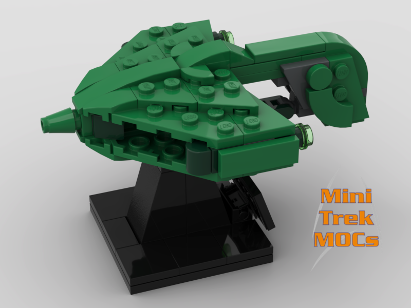 Romulan Warbird D'deridex MiniTrekMOCs Model - Star Trek Lego Instructions Available

Made for LEGO Bricks Bluebrixx Mega Blocks