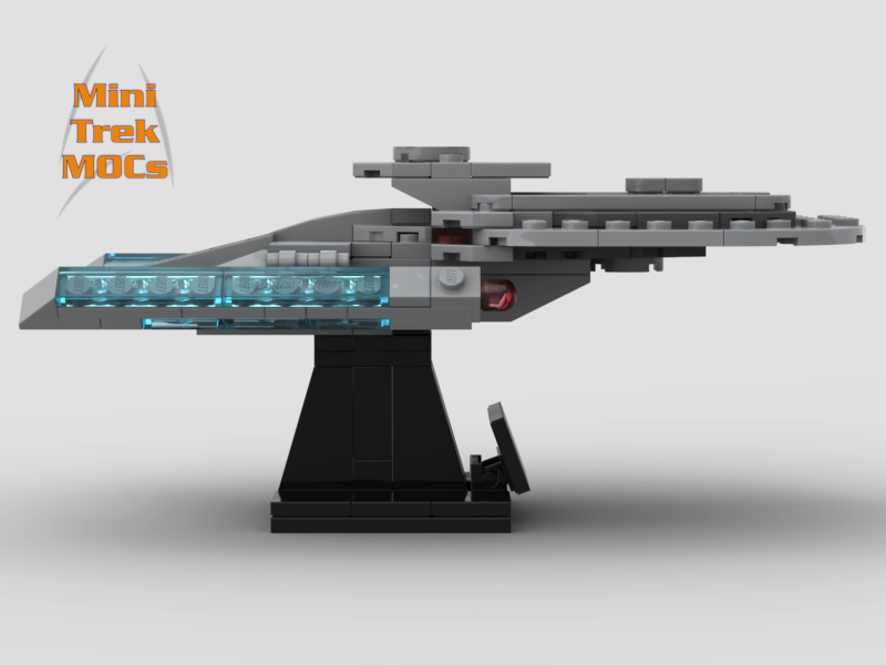 USS Titan Luna Class from Star Trek Lower Decks MiniTrekMOCs Model - Star Trek Lego Instructions Available

Made for LEGO Bricks Bluebrixx Mega Blocks