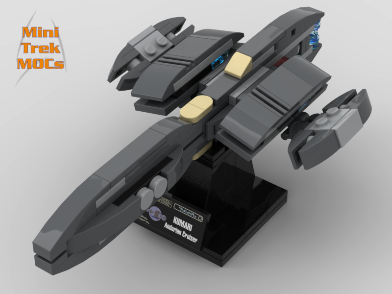 Andorian Kumari Cruiser from Star Trek Enterprise MiniTrekMOCs Model - Star Trek Lego Instructions Available

Made for Lego Bricks Bluebrixx Mega Blocks