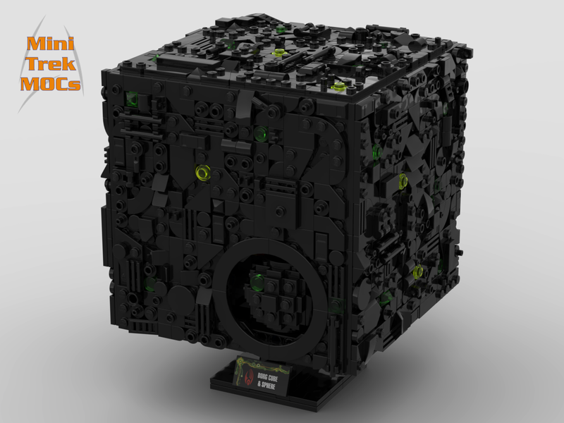 Borg Cube Sphere First Contact Voyager Next Generation Picard MiniTrekMOCs Model - Star Trek Lego Instructions Available

Made for LEGO Bricks Bluebrixx Mega Blocks