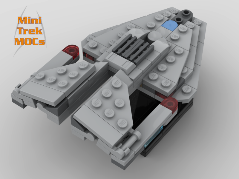 USS Budapest Norway Class MiniTrekMOCs Model - Star Trek Lego Instructions Available