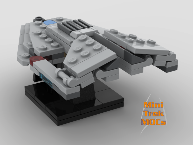 USS Budapest Norway Class MiniTrekMOCs Model - Star Trek Lego Instructions Available
