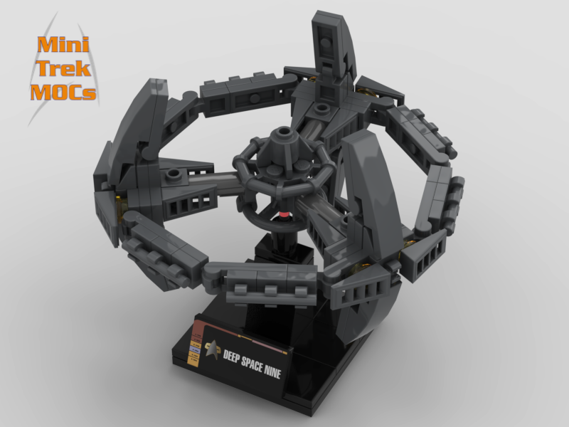 DS9 Deep Space Nine MiniTrekMOCs Model - Star Trek Lego Instructions Available