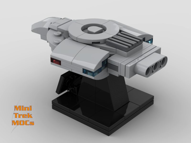DS9 Deep Space Nine USS Defiant MiniTrekMOCs Model - Star Trek Lego Instructions Available