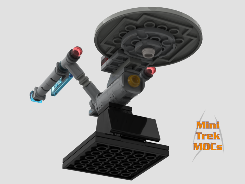 USS Enterprise from Star Trek Strange New Worlds MiniTrekMOCs Model - Star Trek Lego Instructions Available