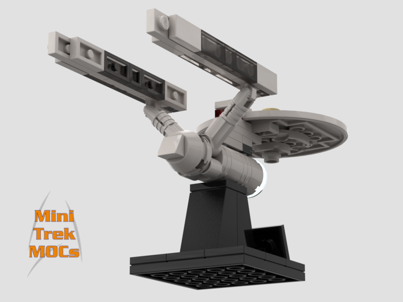 USS Enterprise NCC-1701-A MiniTrekMOCs Model - Star Trek Lego Instructions Available