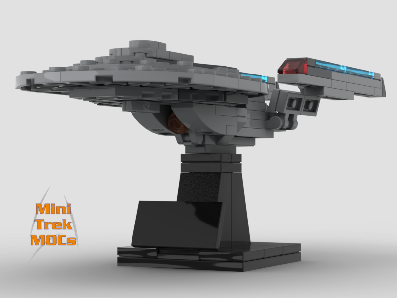 USS Enterprise NCC-1701-E MiniTrekMOCs Model - Star Trek Lego Instructions Available