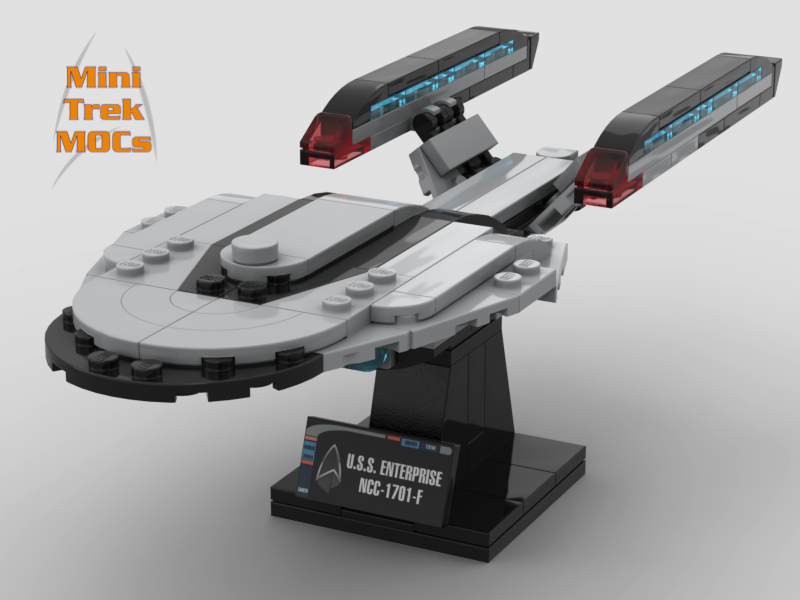 USS Enterprise-F Odyssey Class from Star Trek Picard Star Trek Online MiniTrekMOCs Model - Star Trek Lego Instructions Available

Made for LEGO Bricks Bluebrixx Mega Blocks