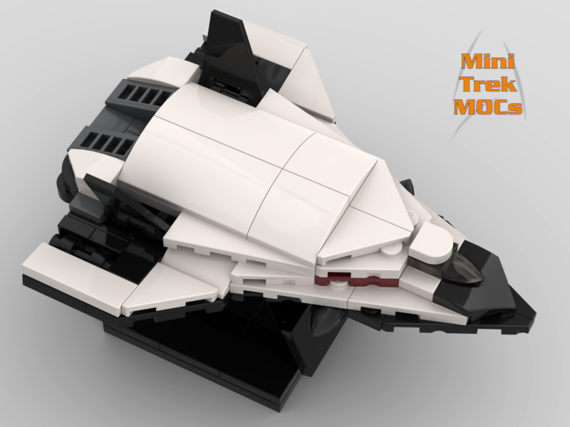 Enterprise OV-165 NASA Space Shuttle Orbiter MiniTrekMOCs Model - Star Trek Lego Instructions Available

Made for LEGO Bricks Bluebrixx Mega Blocks
