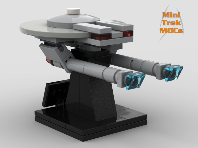 USS Farragut from Star Trek Strange New Worlds MiniTrekMOCs Model - Star Trek Lego Instructions Available