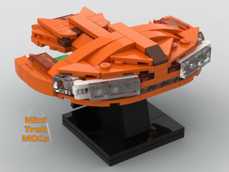 Ferengi Marauder D'Kora MiniTrekMOCs Model - Star Trek Lego Instructions Available

Made for LEGO Bricks Bluebrixx Mega Blocks