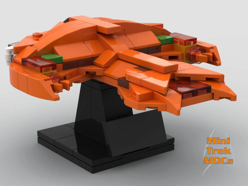 Ferengi Marauder D'Kora MiniTrekMOCs Model - Star Trek Lego Instructions Available

Made for LEGO Bricks Bluebrixx Mega Blocks
