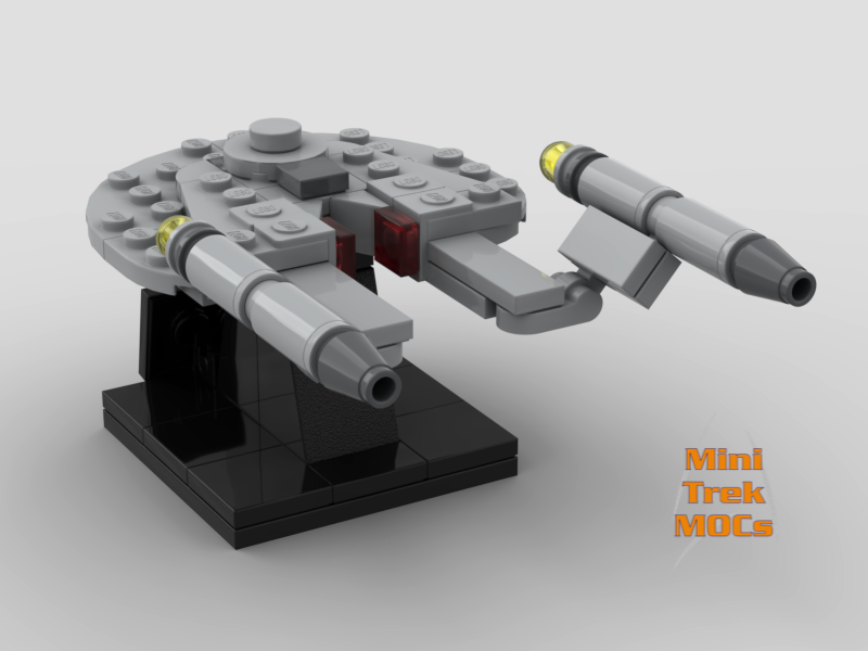 USS Franklin Kelvin Timeline from Star Trek Beyond MiniTrekMOCs Model - Star Trek Lego Instructions Available