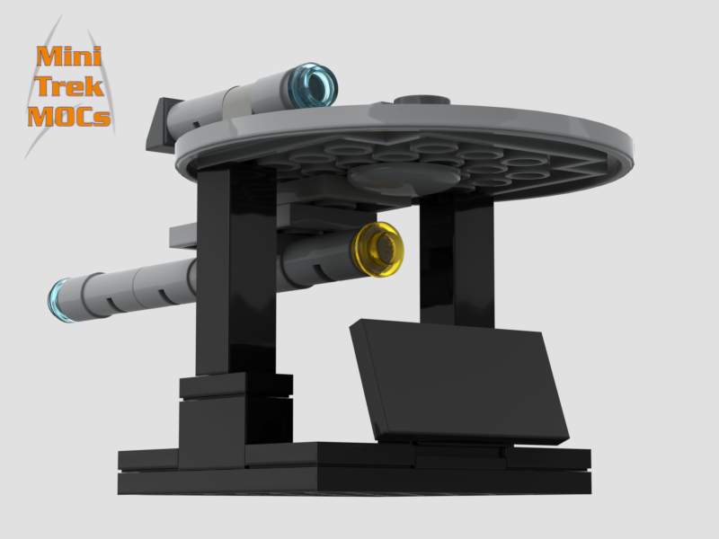 USS Kelvin Kelvin Timeline from Star Trek 2009 MiniTrekMOCs Model - Star Trek Lego Instructions Available