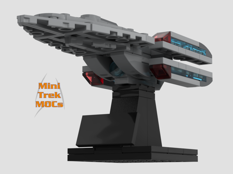 USS Prometheus MiniTrekMOCs Model - Star Trek Lego Instructions Available