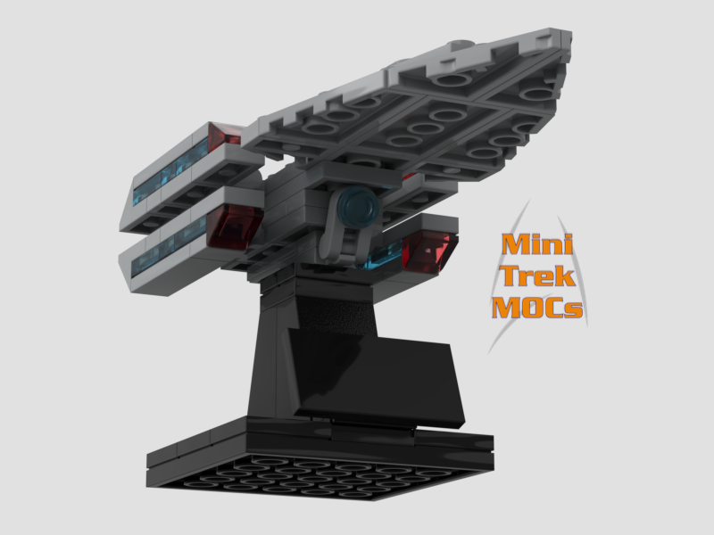 USS Prometheus MiniTrekMOCs Model - Star Trek Lego Instructions Available