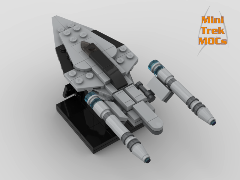 USS Protostar from Star Trek Prodigy MiniTrekMOCs Model - Star Trek Lego Instructions Available