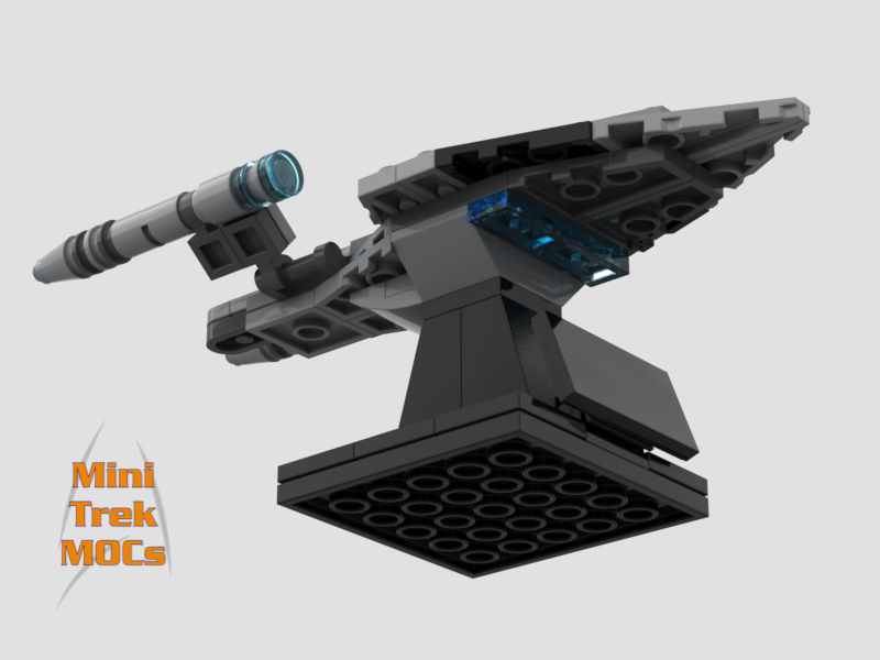USS Protostar from Star Trek Prodigy MiniTrekMOCs Model - Star Trek Lego Instructions Available