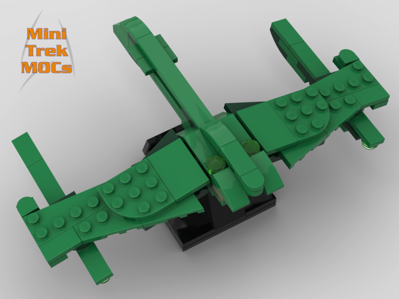 Romulan Warbird Valdore MiniTrekMOCs Model - Star Trek Lego Instructions Available