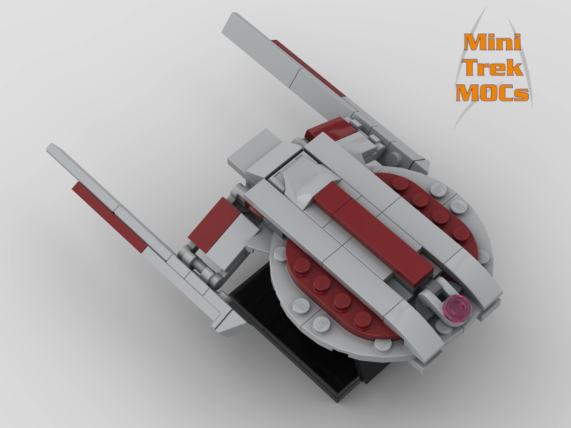 USS Shenzhou from Star Trek Discovery MiniTrekMOCs Model - Star Trek Lego Instructions Available