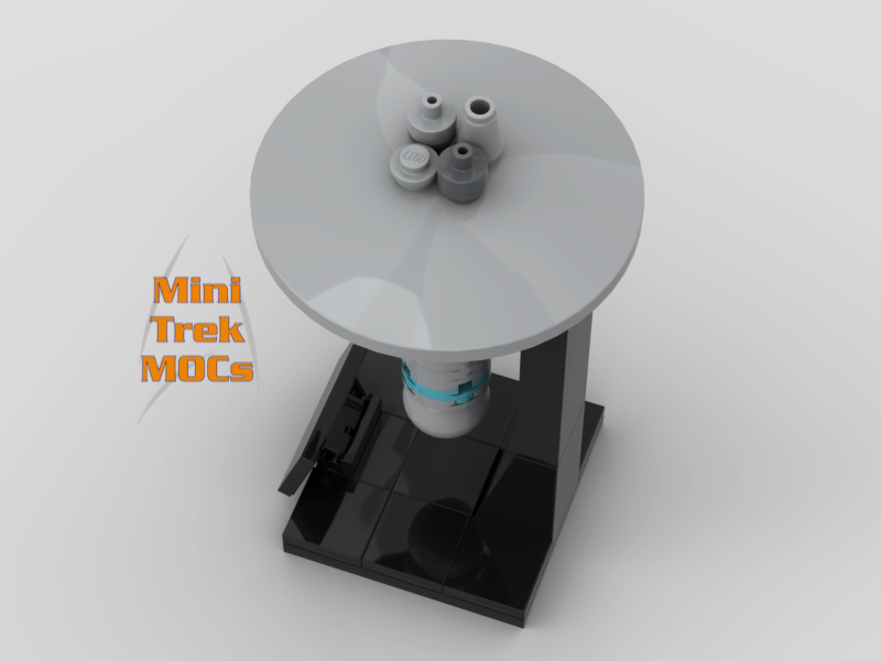 Earth Spacedock Space Station MiniTrekMOCs Model - Star Trek Lego Instructions Available
