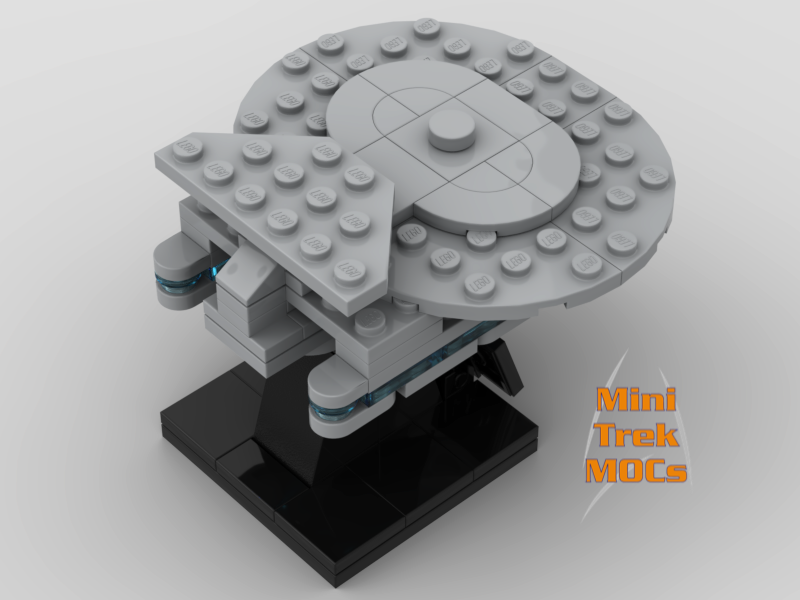 USS Sutherland Nebula Class MiniTrekMOCs Model - Star Trek Lego Instructions Available