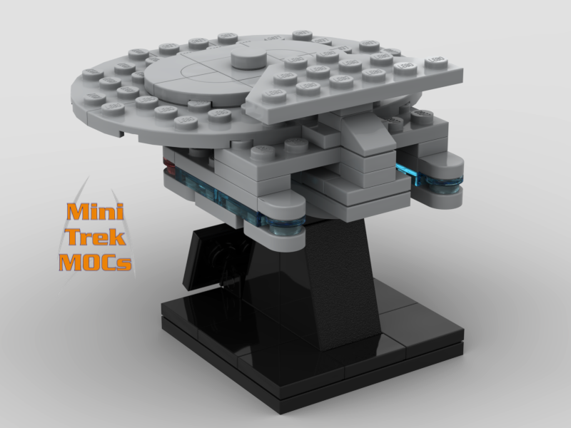 USS Sutherland Nebula Class MiniTrekMOCs Model - Star Trek Lego Instructions Available