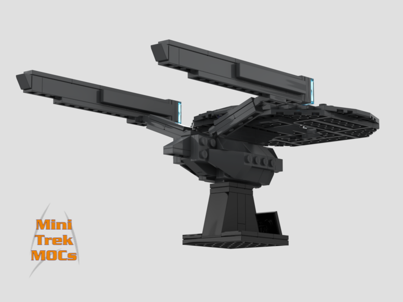 USS Vengeance Kelvin Timeline from Star Trek Into Darkness MiniTrekMOCs Model - Star Trek Lego Instructions Available