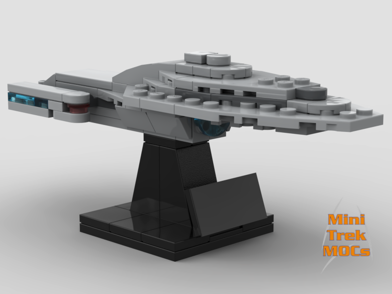 VOY USS Voyager MiniTrekMOCs Model - Star Trek Lego Instructions Available