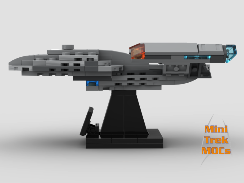 USS Zheng He Inquiry Class from Star Trek Picard MiniTrekMOCs Model - Star Trek Lego Instructions Available